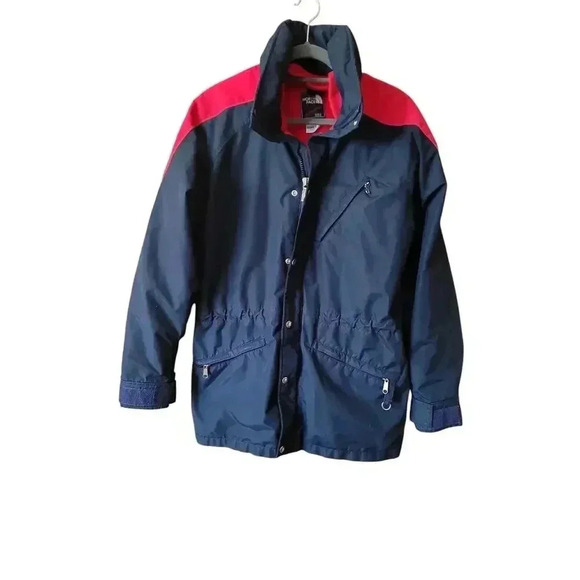 The North Face Vintage Winter Ski Jacket Red Blue Gor-tex Men's Size Lar…